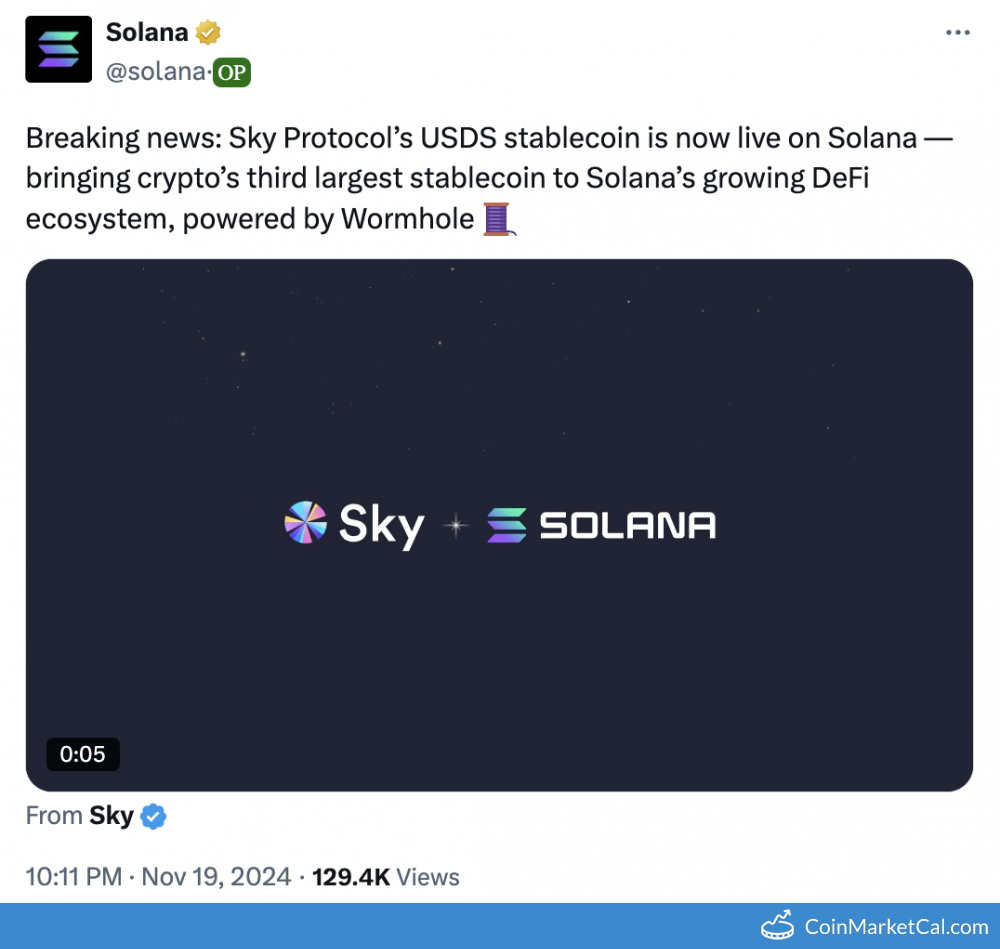 USDS Launch on Solana