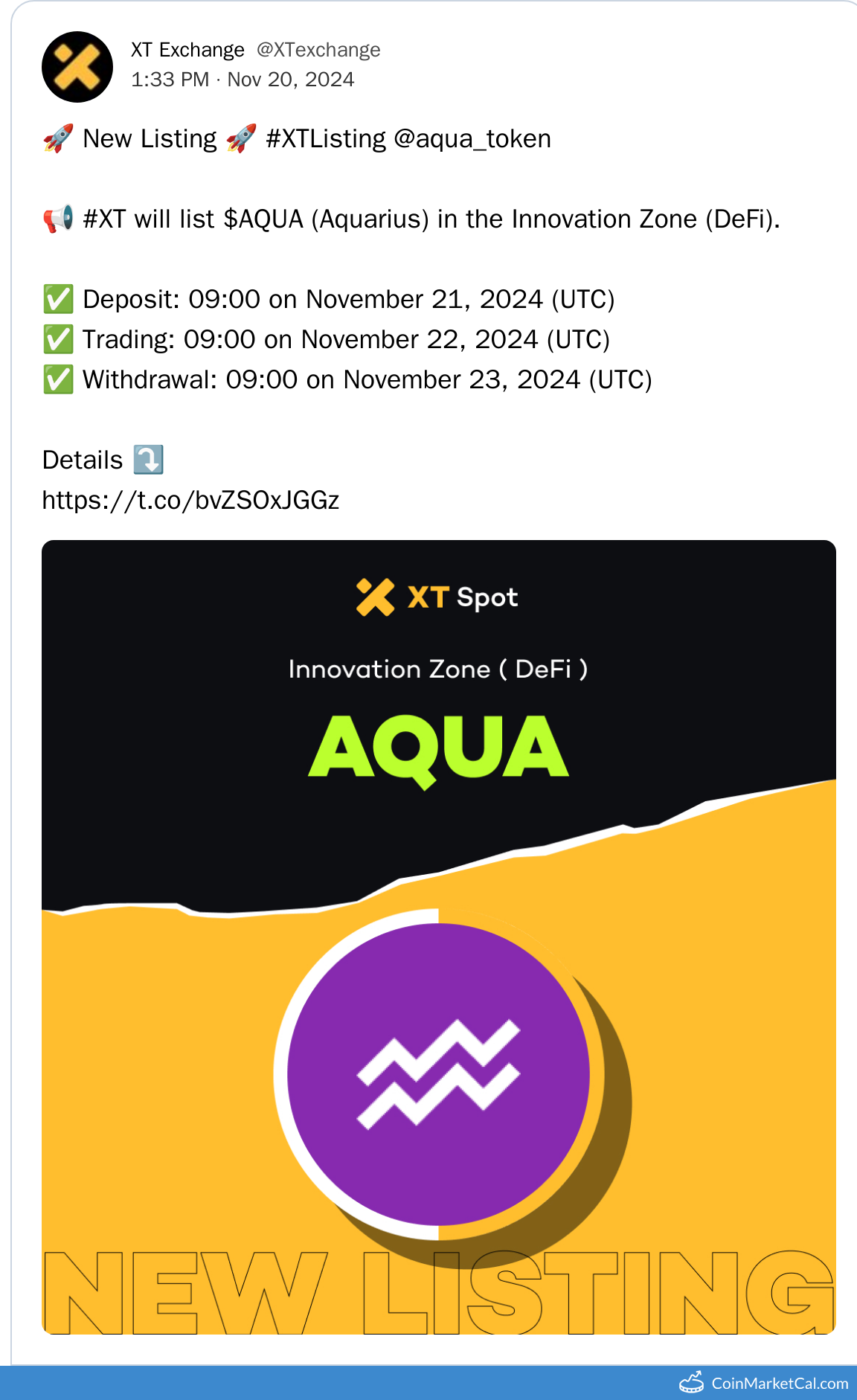 XT.COM Listing