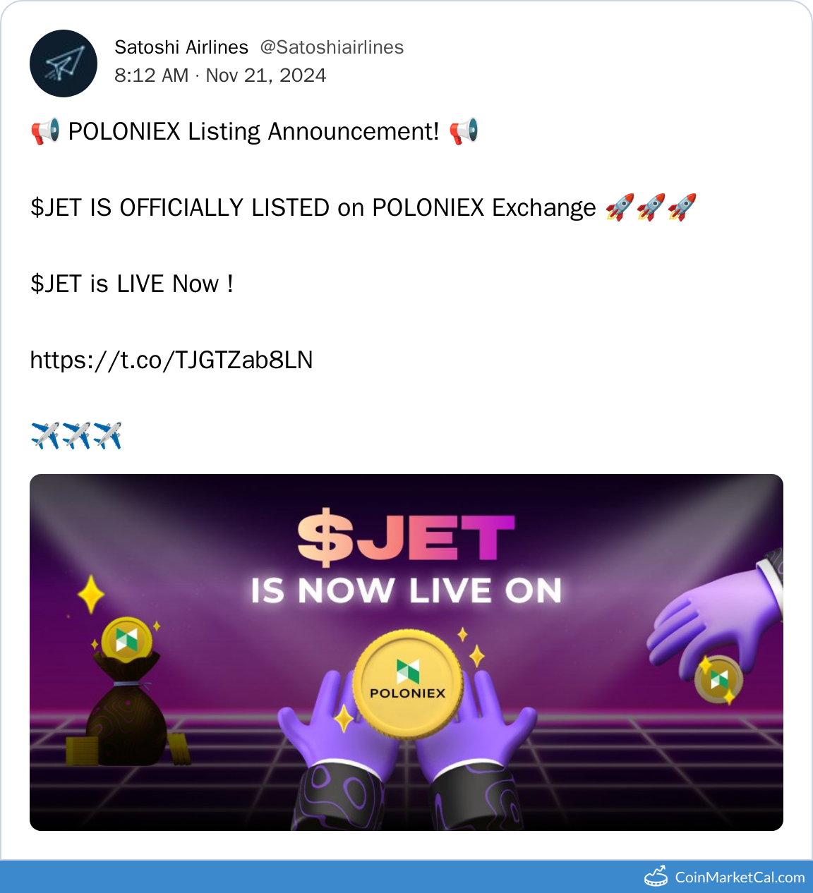 Poloniex Listing