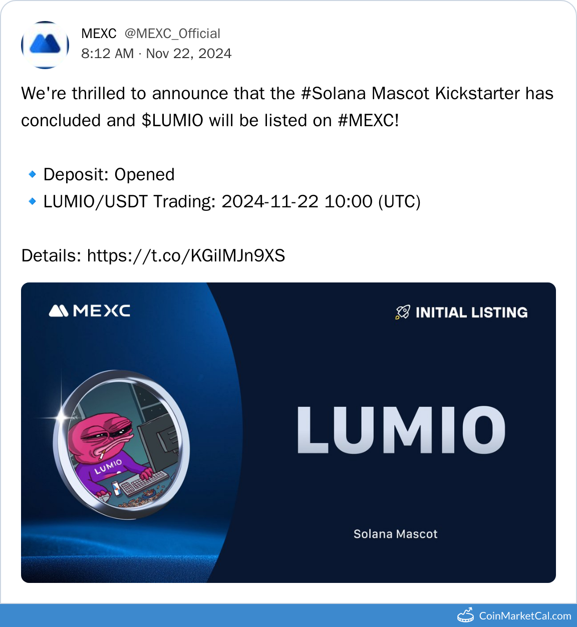 MEXC Listing