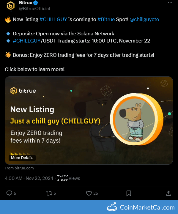 Bitrue Listing
