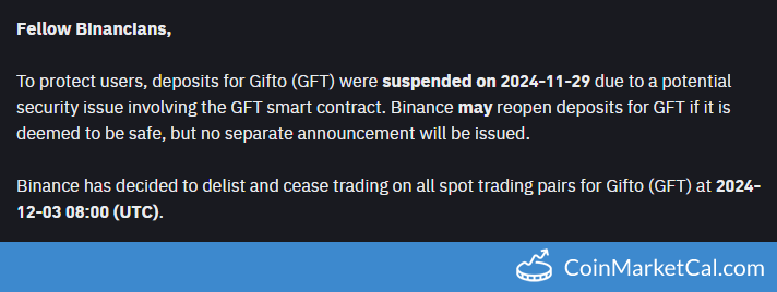 Binance Delisting
