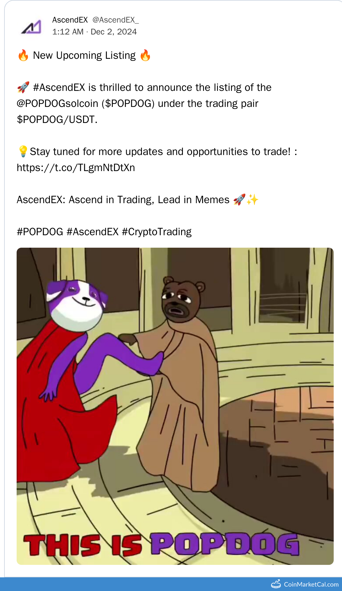 AscendEX Listing