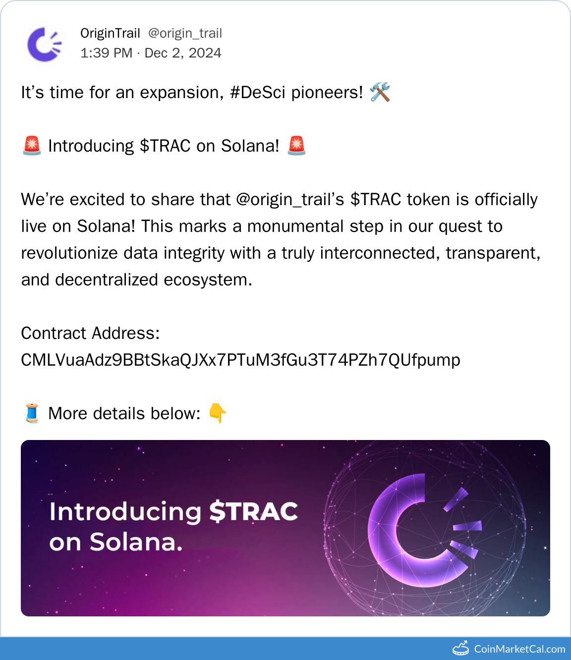 TRAC on Solana