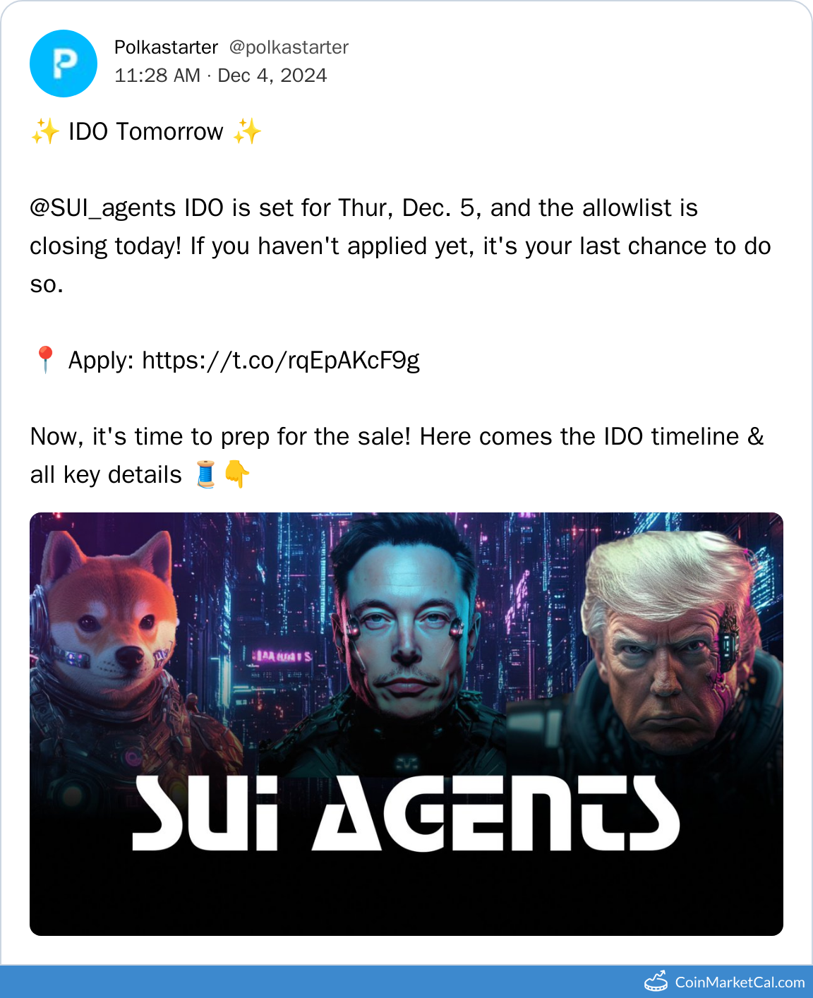 SUI Agents IDO
