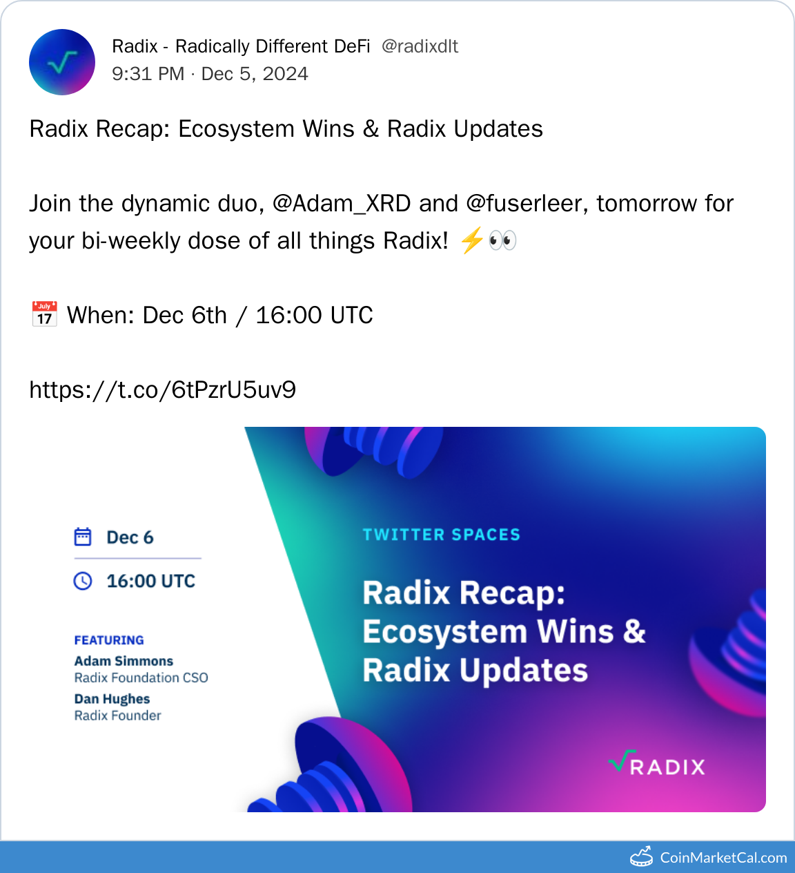 Radix Recap