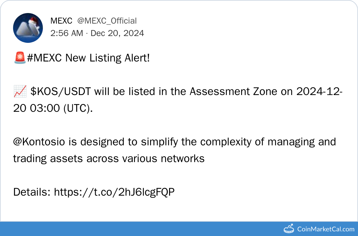 MEXC Listing