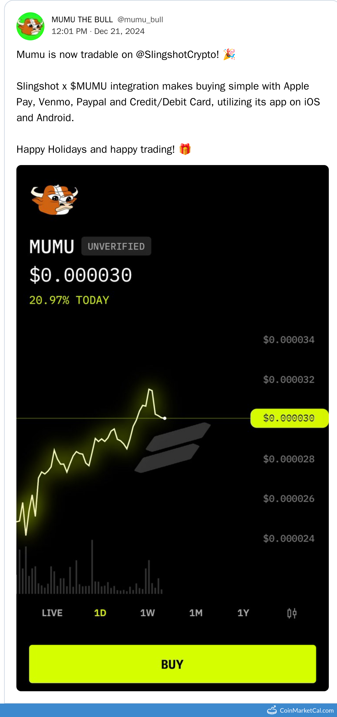 Slingshot Listing