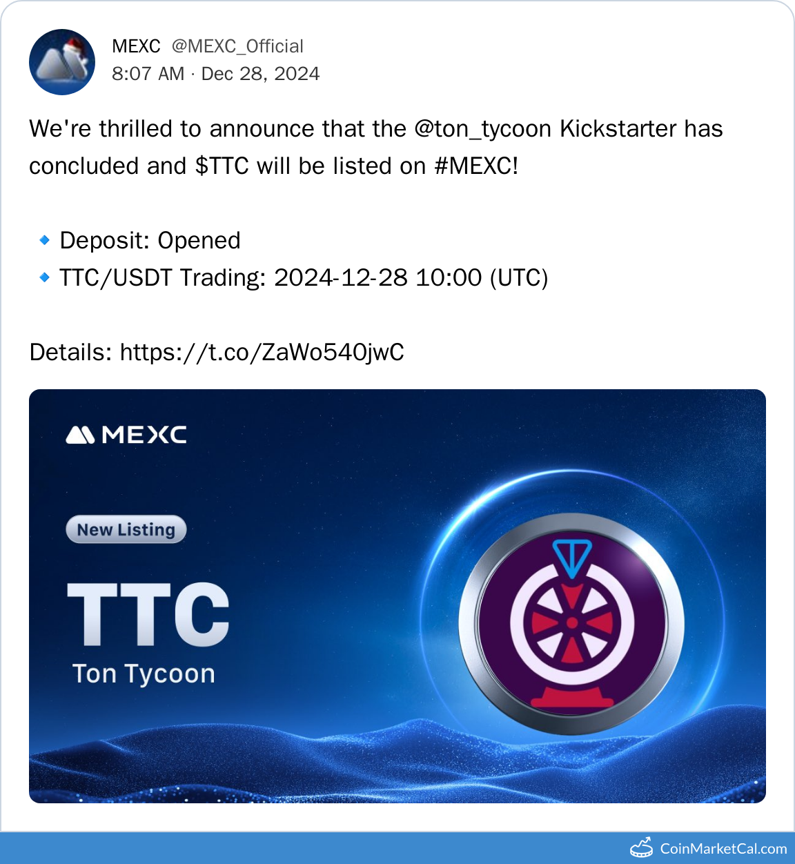 MEXC Listing