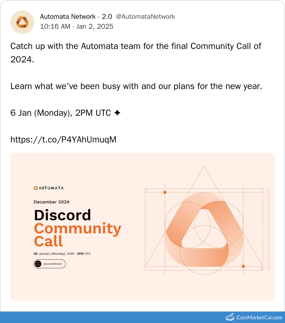 Final Community Call