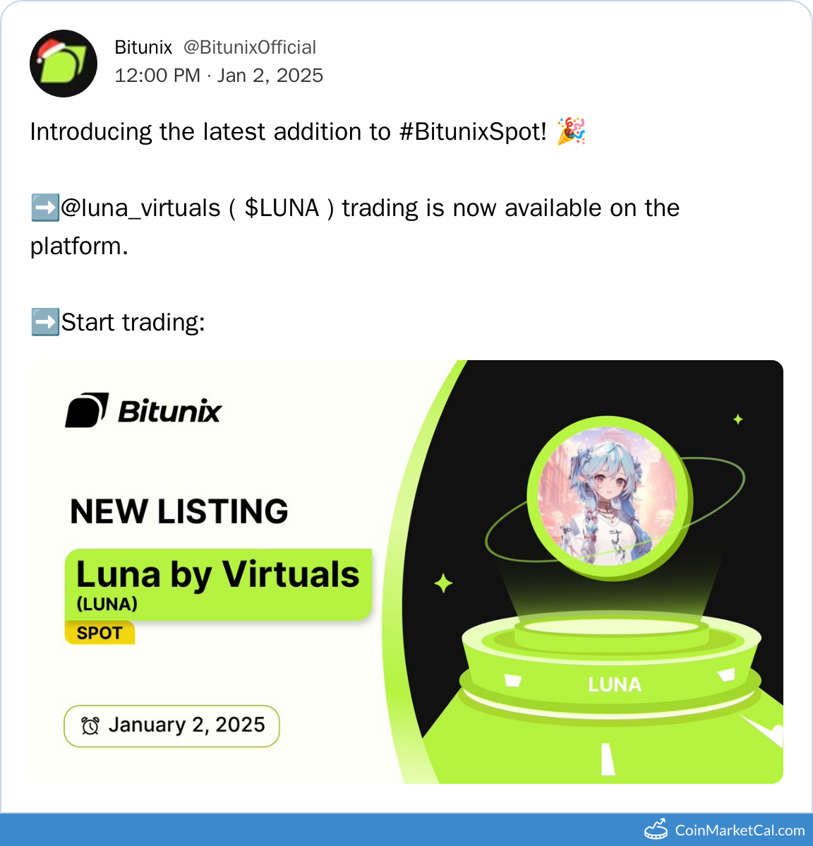 Bitunix Listing