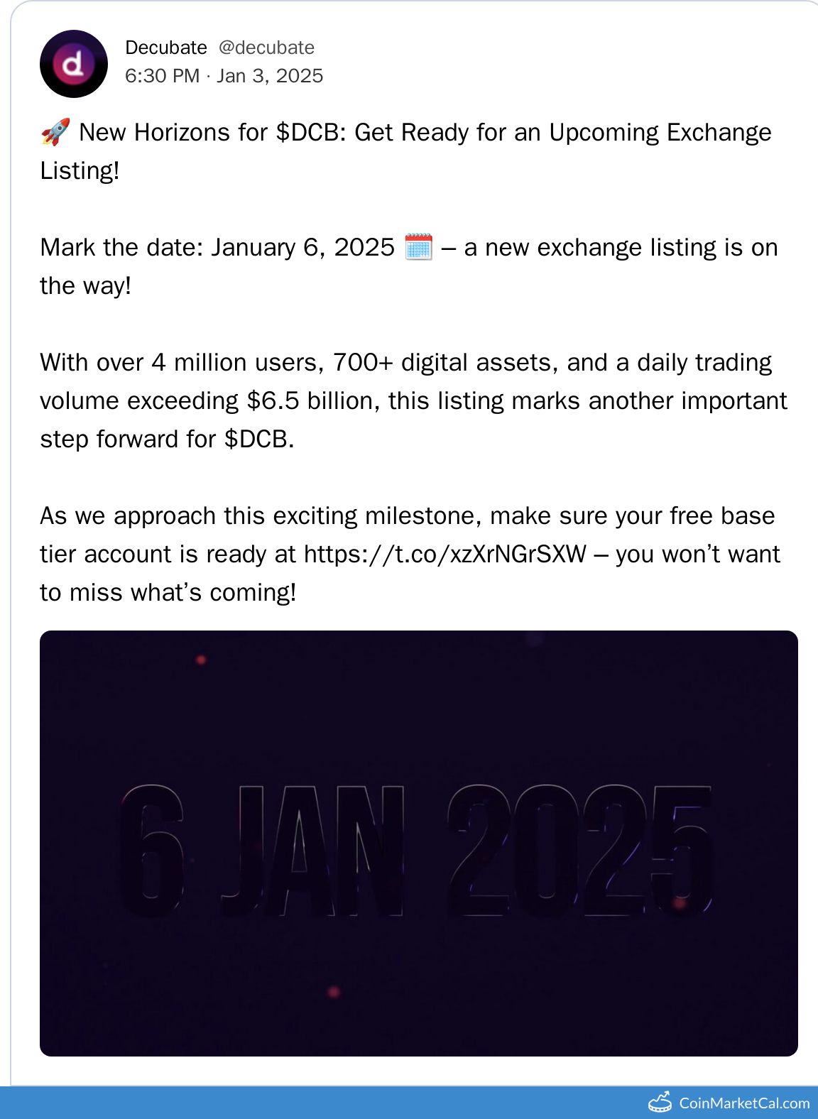 Exchange Listing