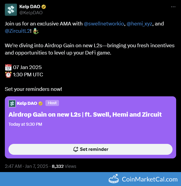 L2 Airdrop Gain AMA