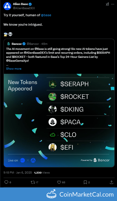 AlienBaseDEX Listing