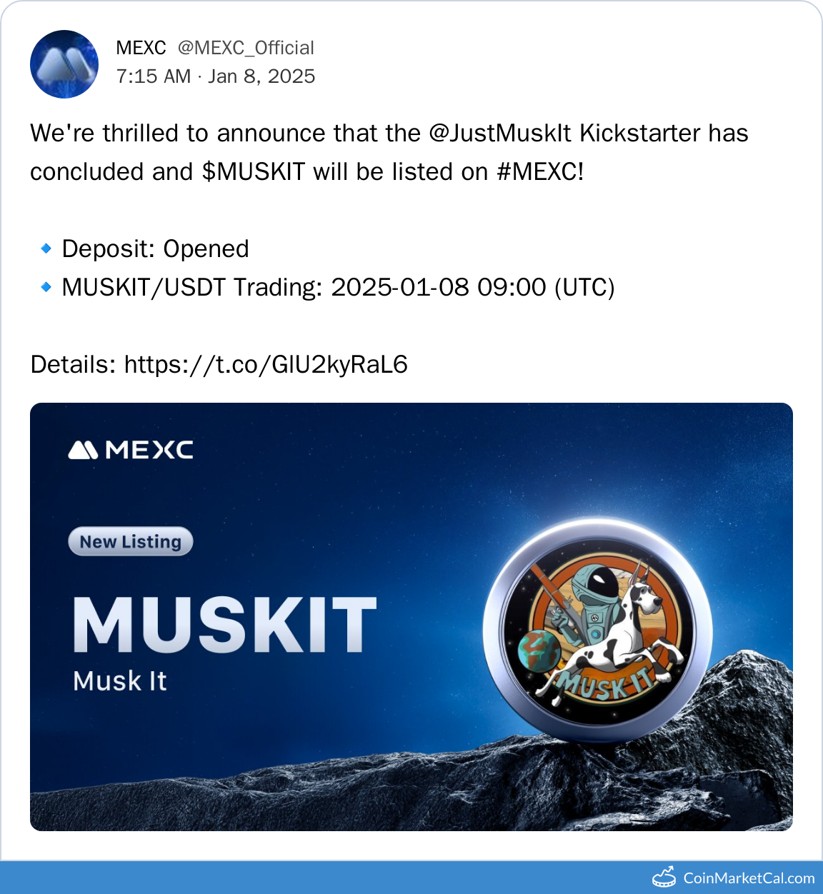 MEXC Listing