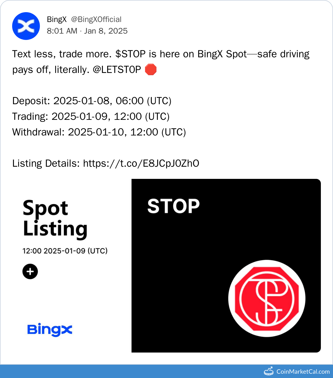 BingX Listing