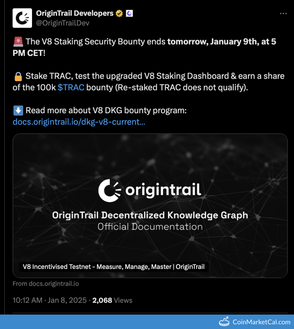 Staking Security Bounty