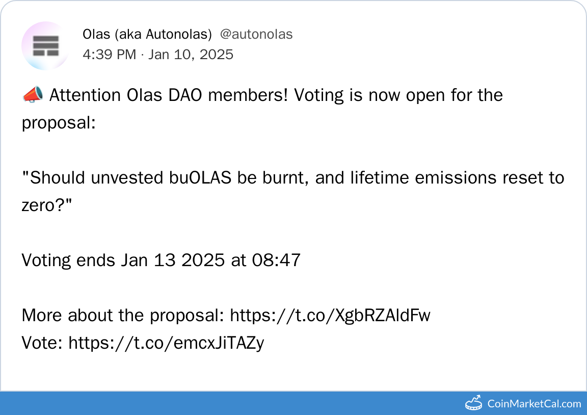 BuOLAS Burn Vote