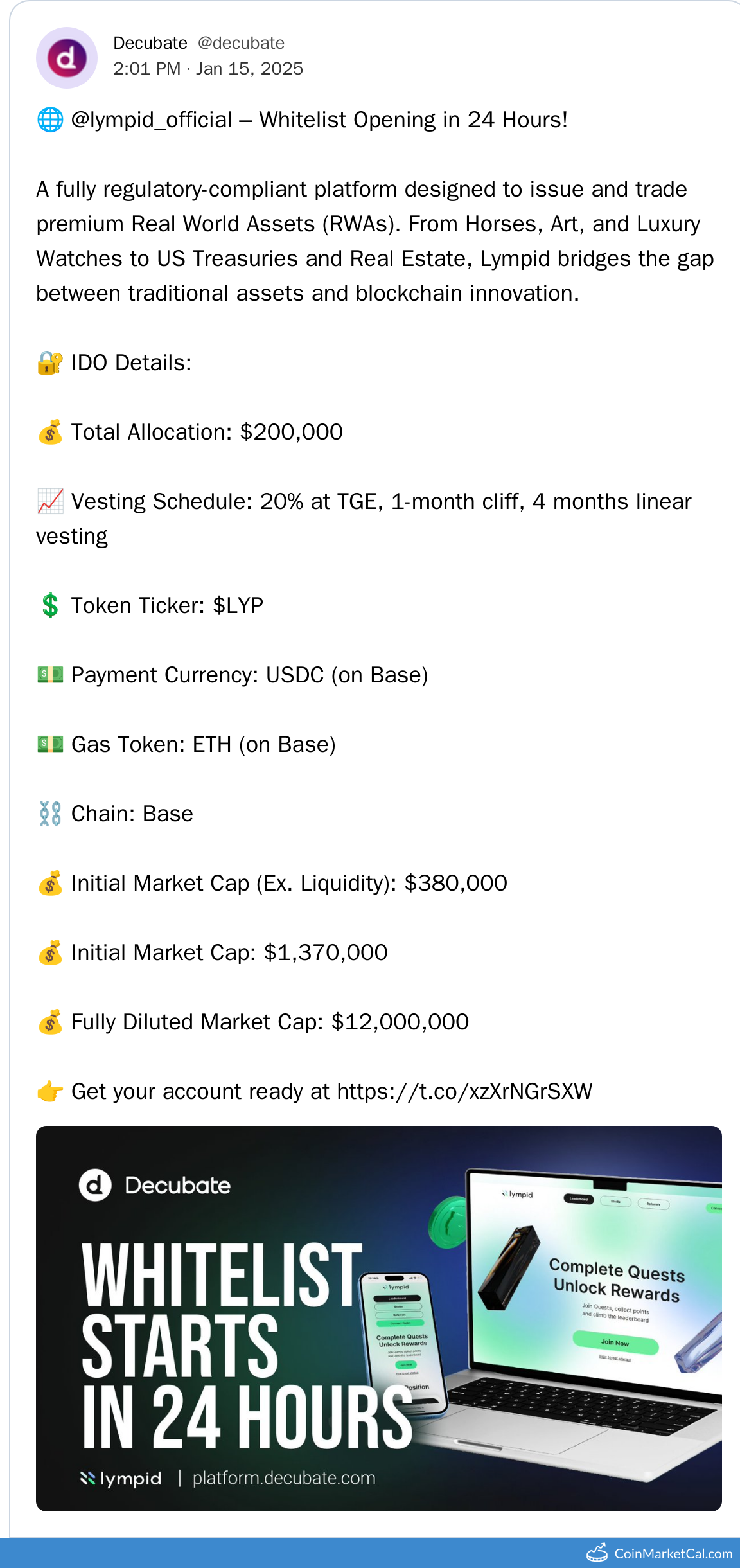 Lympid Whitelist