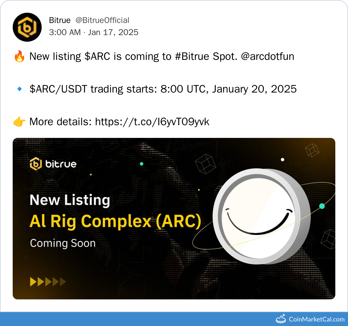 Bitrue Listing