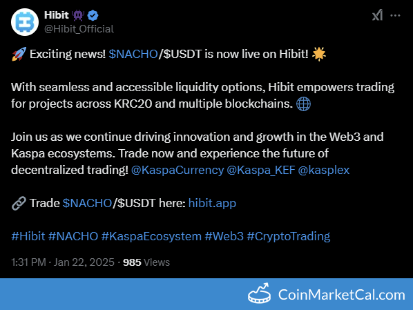 Hibit Listing