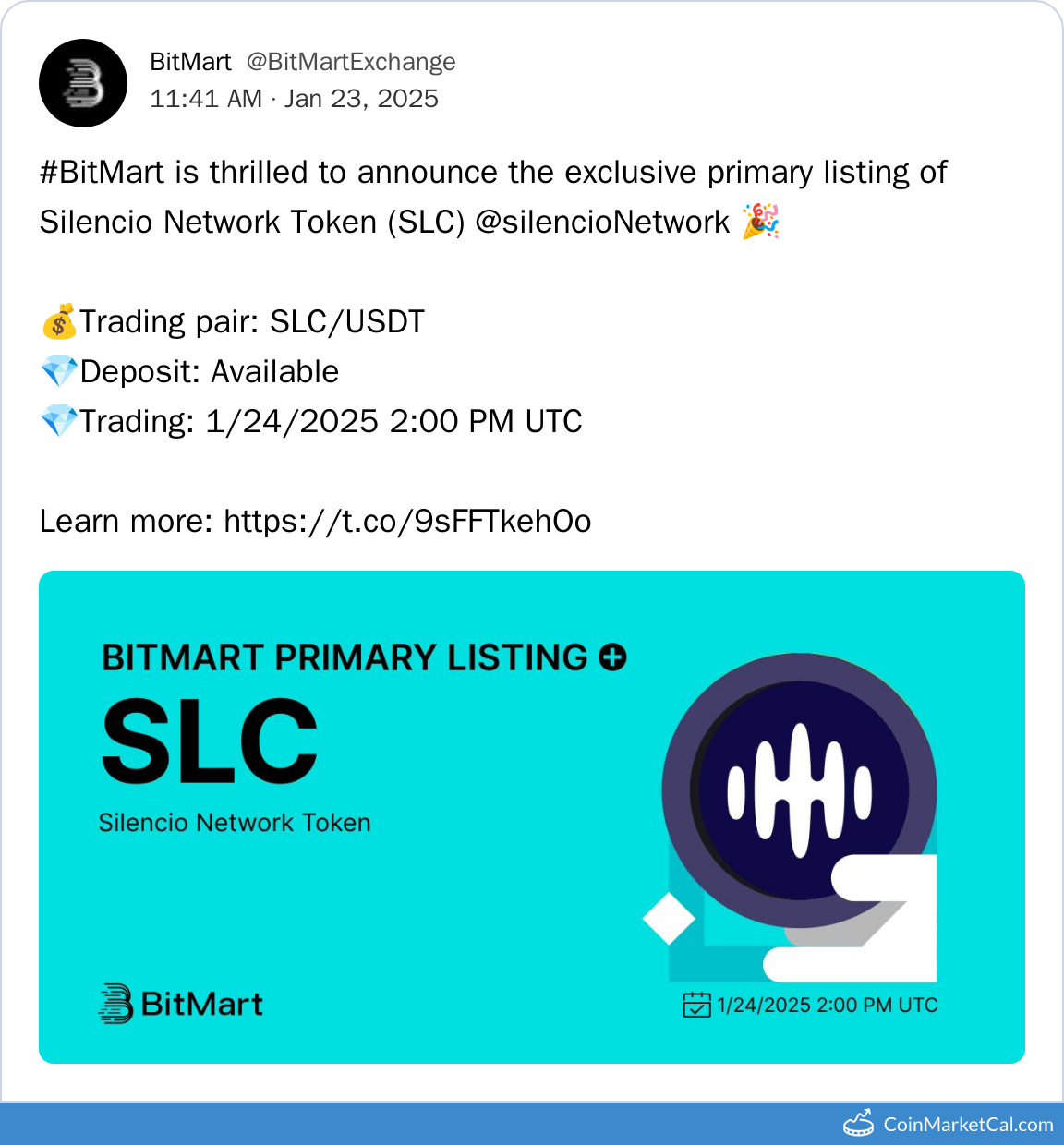 BitMart Listing
