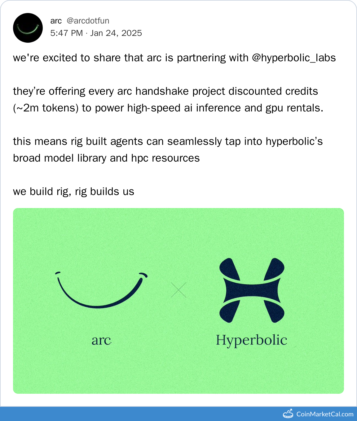 Partnership w/ Hyperbolic