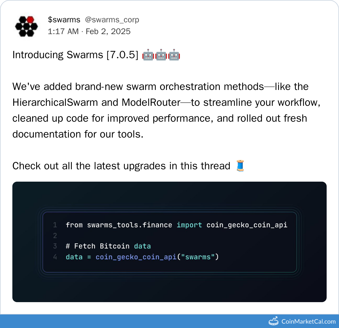 Swarms 7.0.5
