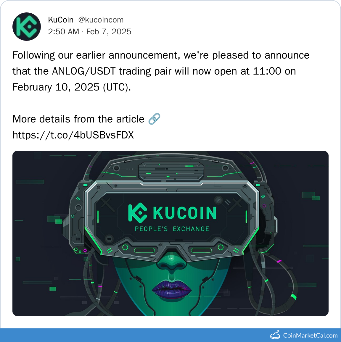 KuCoin Listing
