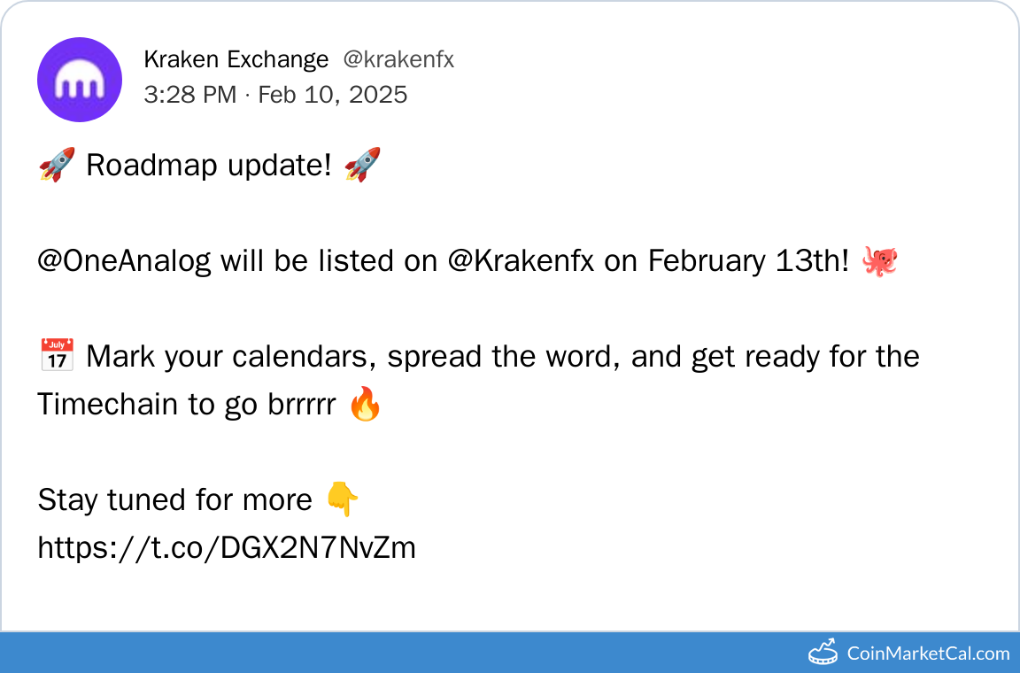 Kraken Listing