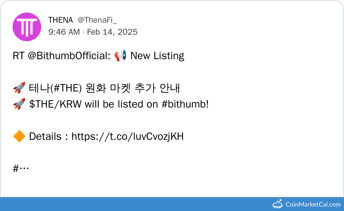 Bithumb Listing