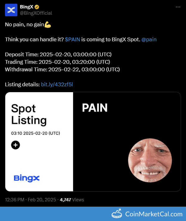 BingX Listing
