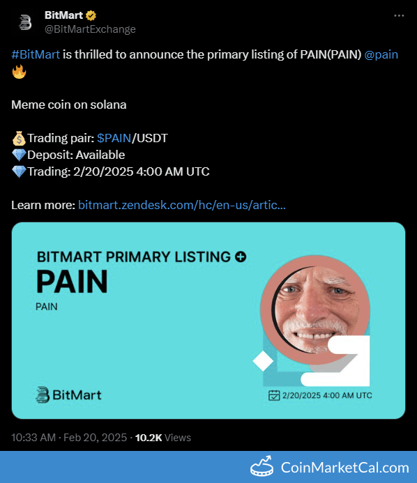 BitMart Listing