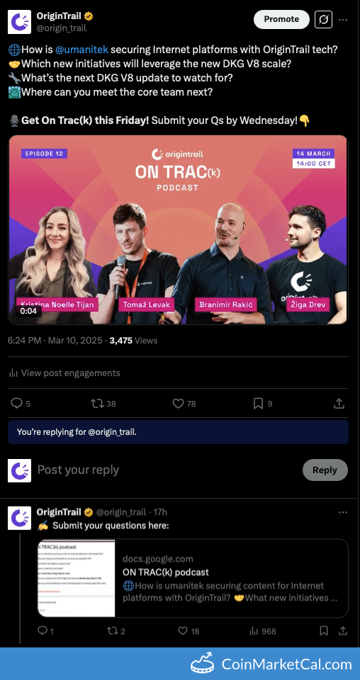 Upcoming On Trac(k)!