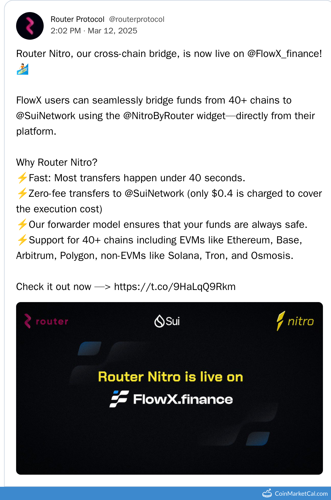 Router Nitro on FlowX