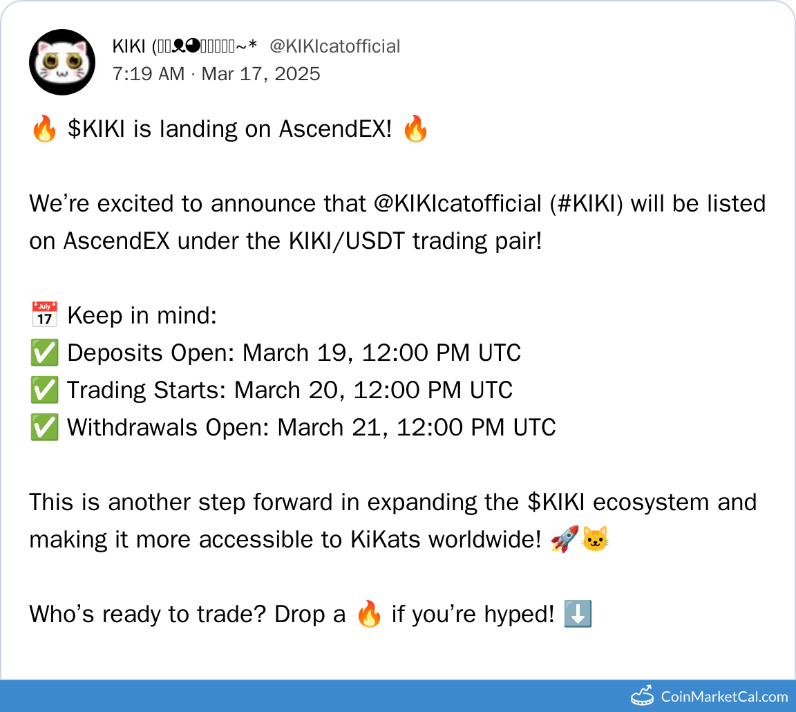 AscendEX Listing