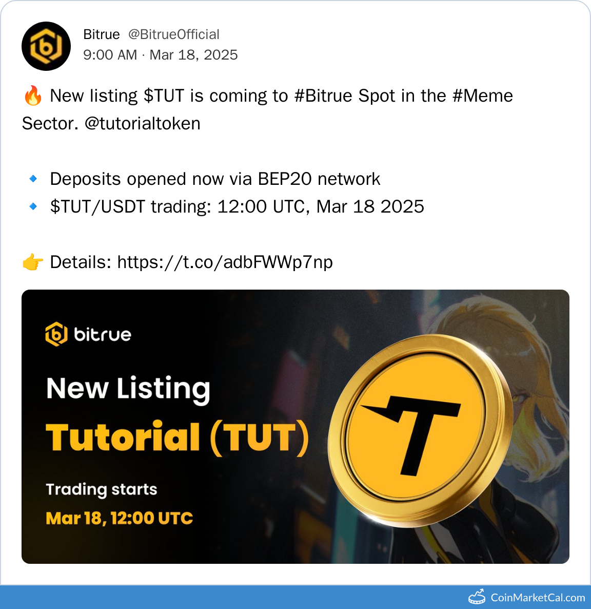Bitrue Listing