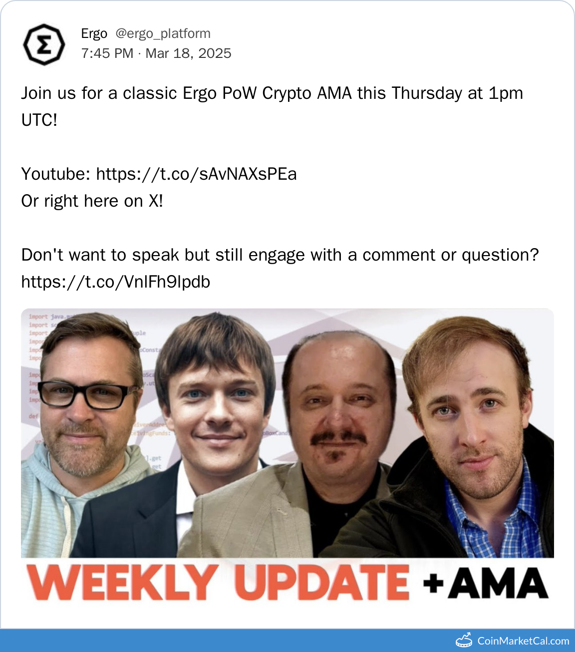 Ergo PoW Crypto AMA