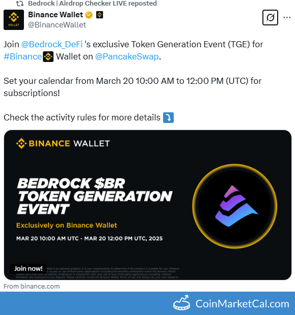 $BR Binance TGE