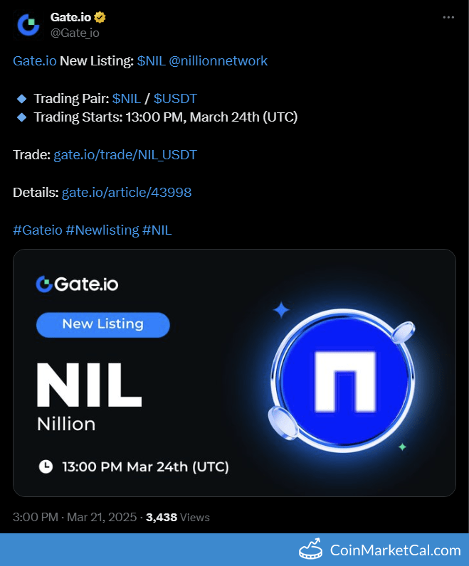 Gate.io Listing