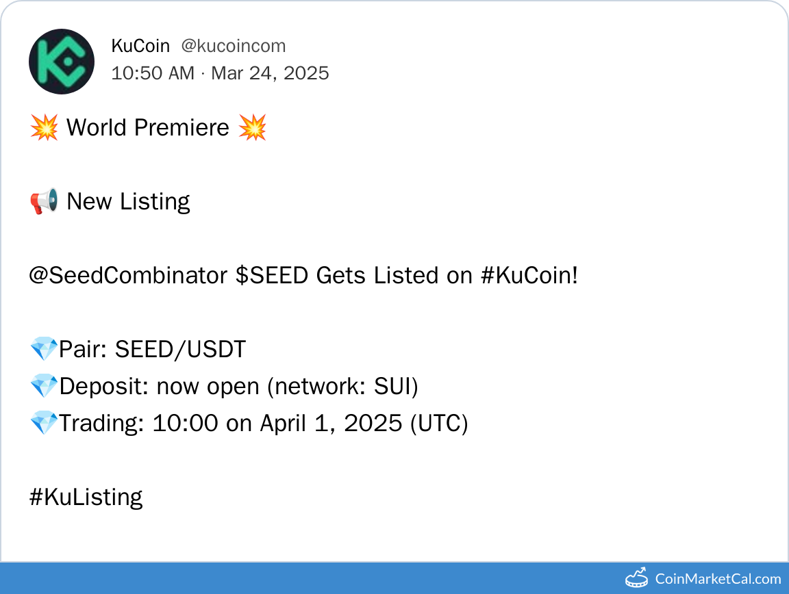 KuCoin Listing