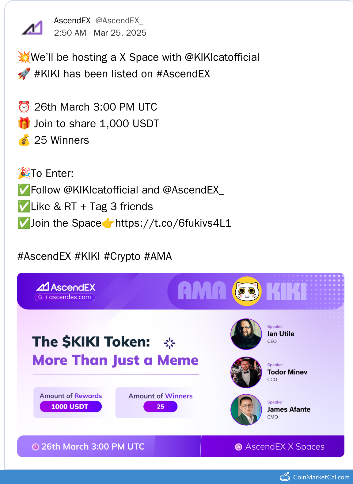 AMA with AscendEX