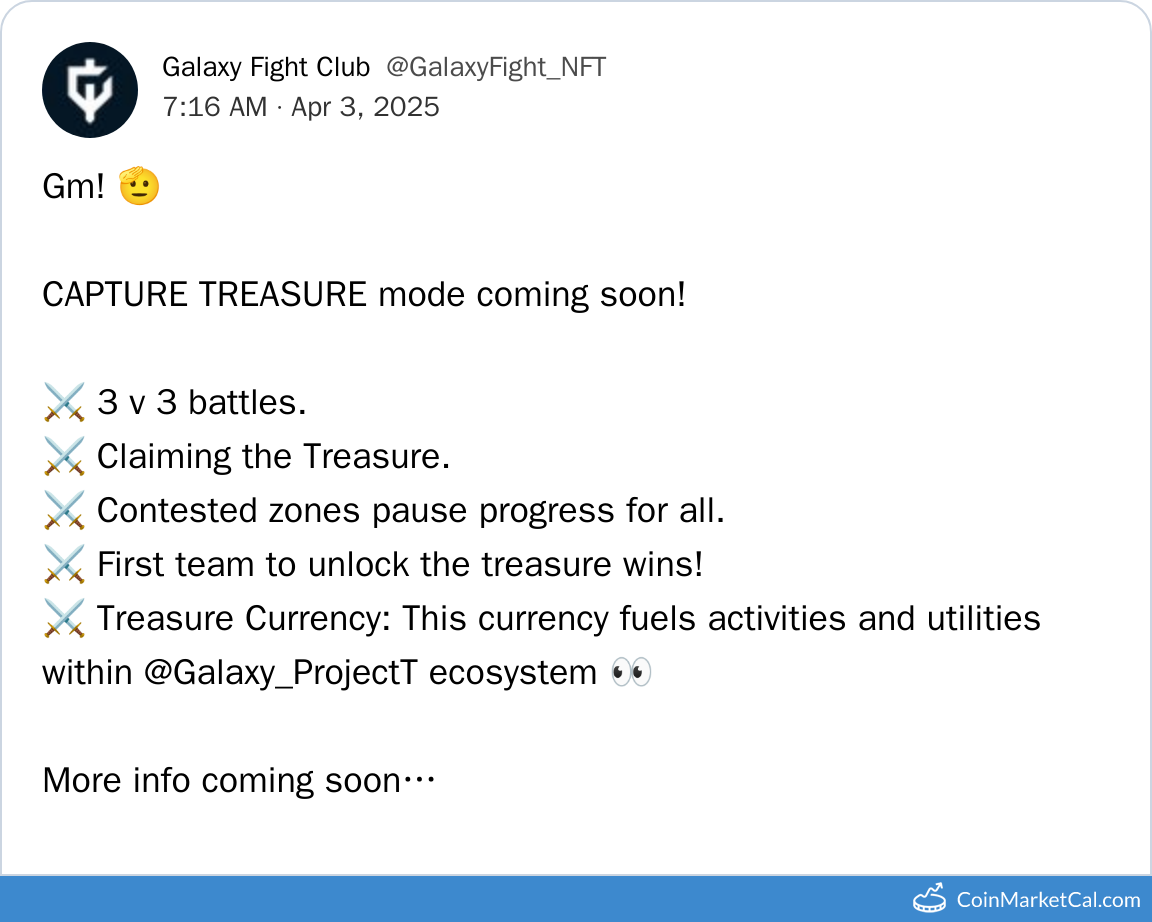 Capture Treasure Info