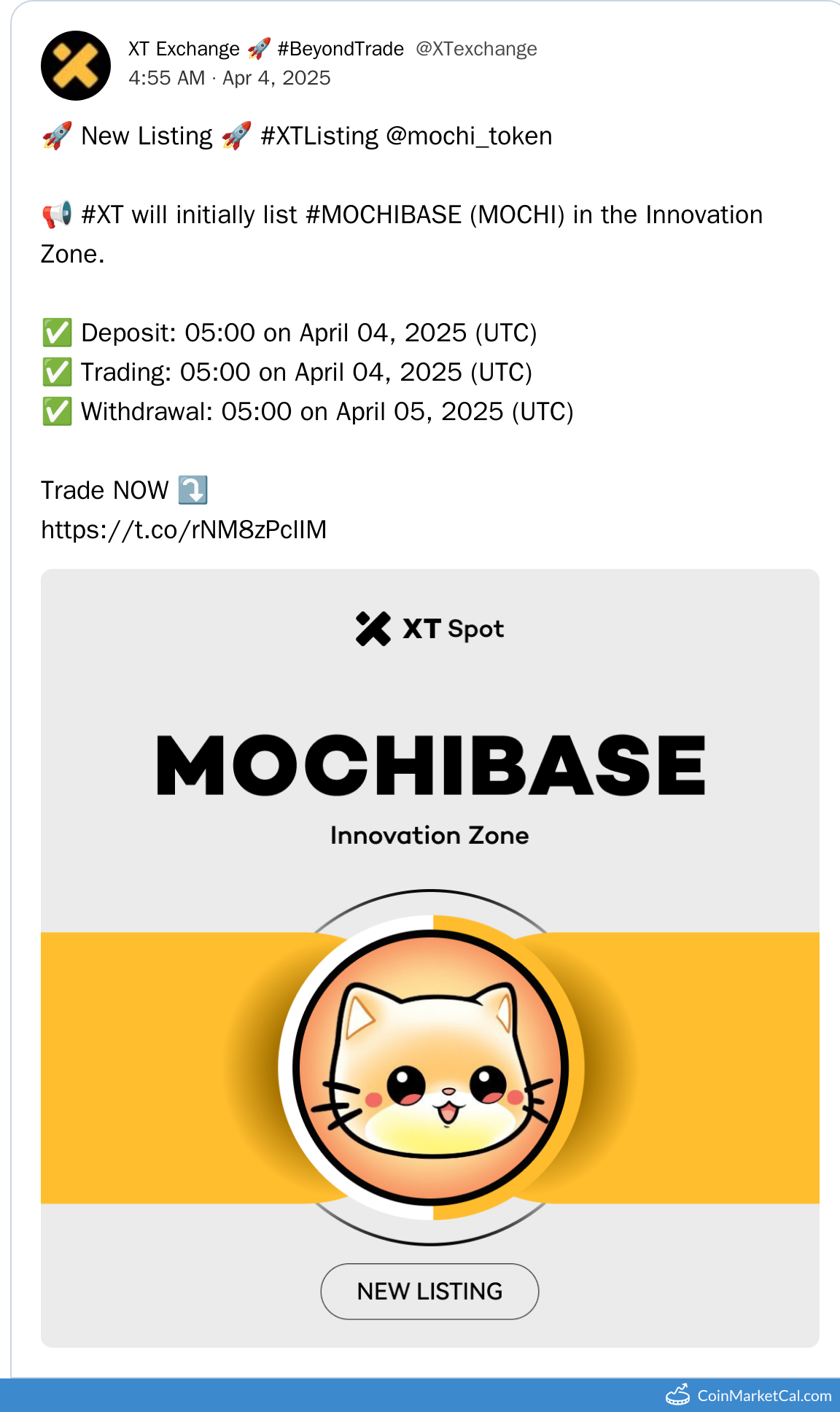 XT.COM Listing
