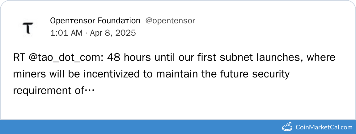 Subnet Launch