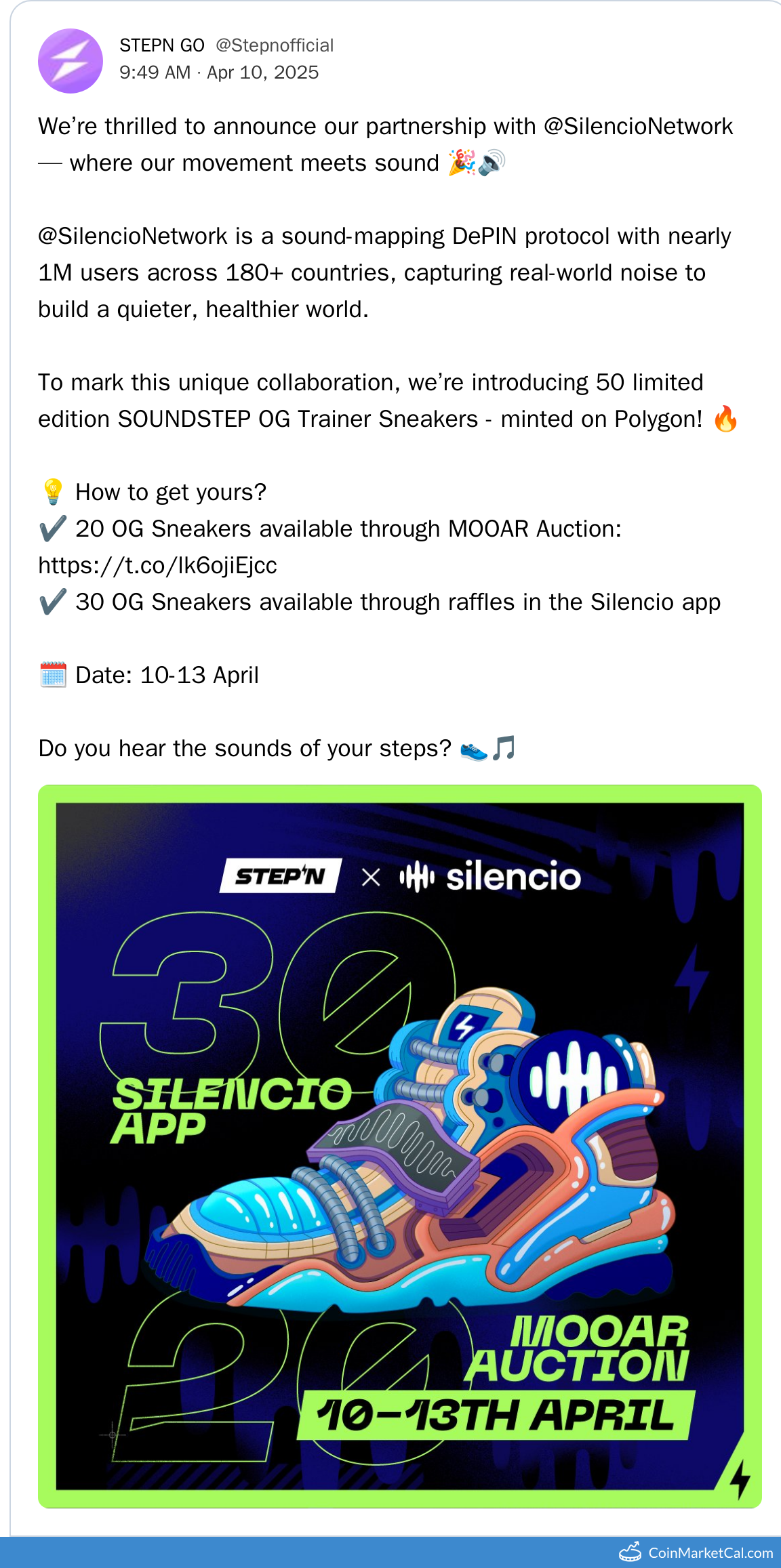 STEPN GO & SIlencio