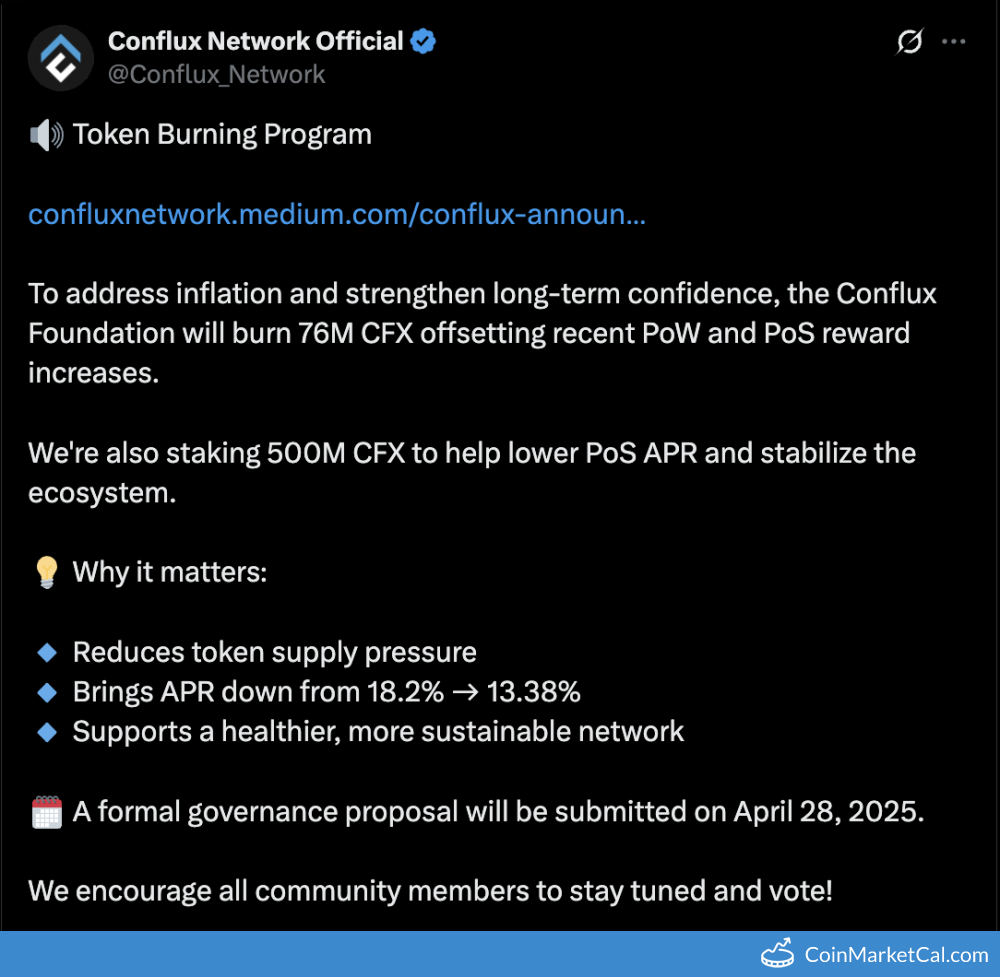 Token Burn Proposal