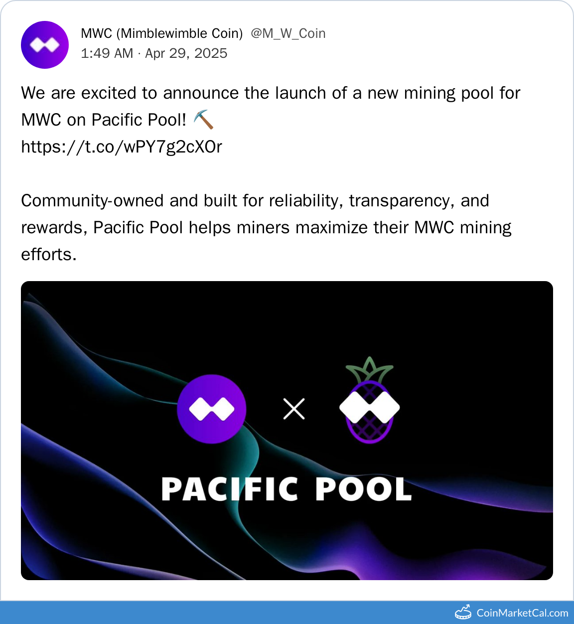 New Mining Pool