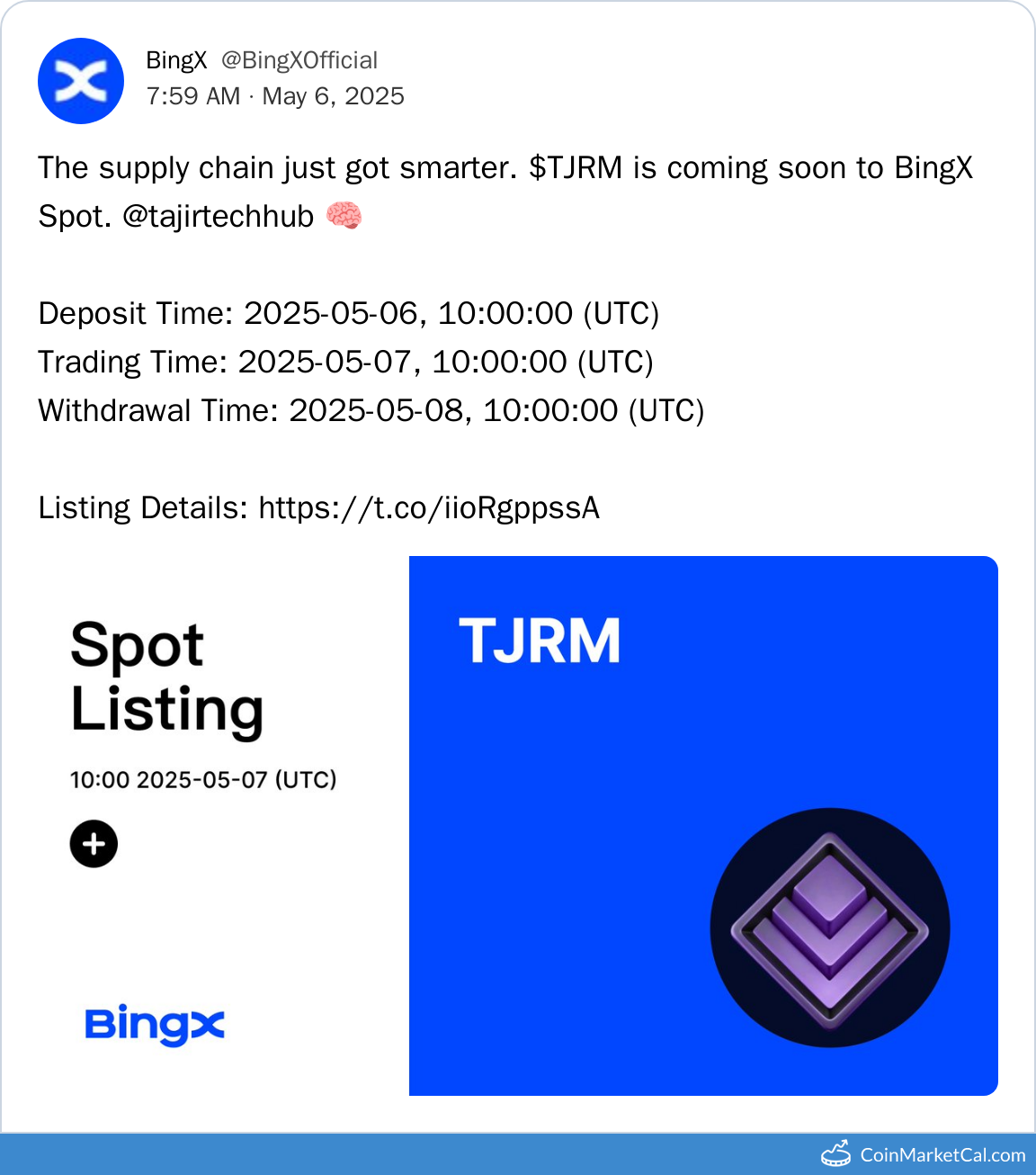 BingX Listing