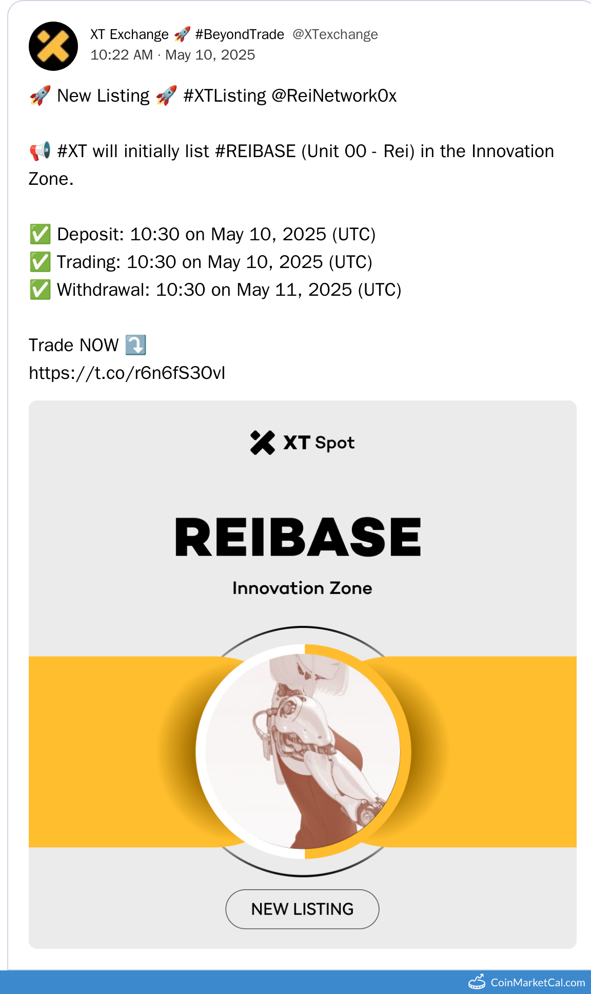 XT.COM Listing
